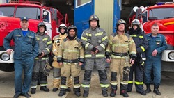 Жаркие будни  местных пожарных