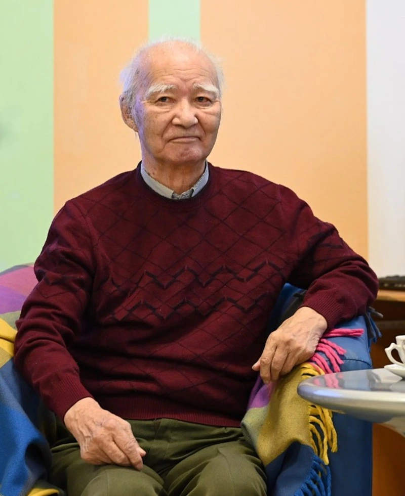 Жители Ноглик встретились  с Владимиром Санги накануне его 90-летия