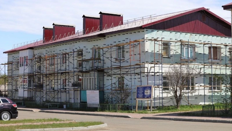 Фасады ремонтируются  и утепляются