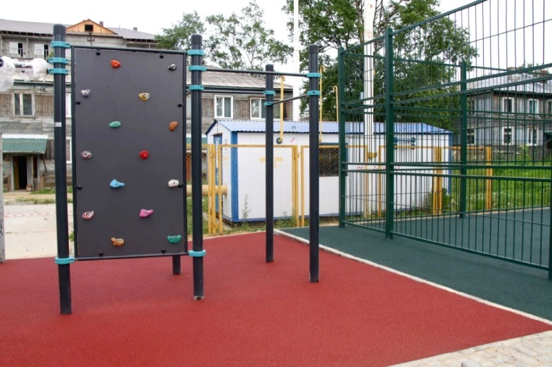 Спортплощадку вот-вот сдадут