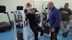 Занятия в тренажерном зале для ветеранов СВО