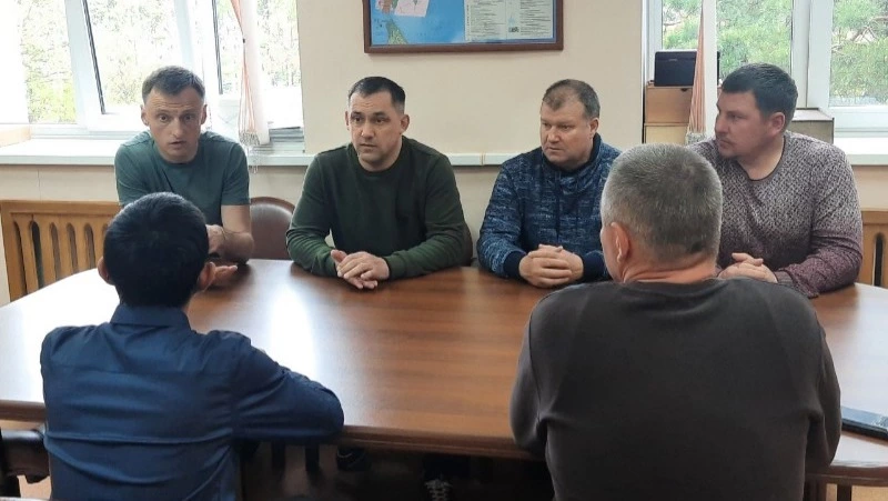 Встреча с военнослужащими-земляками