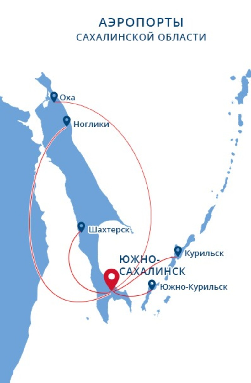 Сахалин ноглики карта