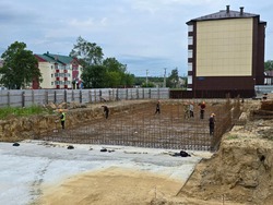 Строится  95-квартирный дом