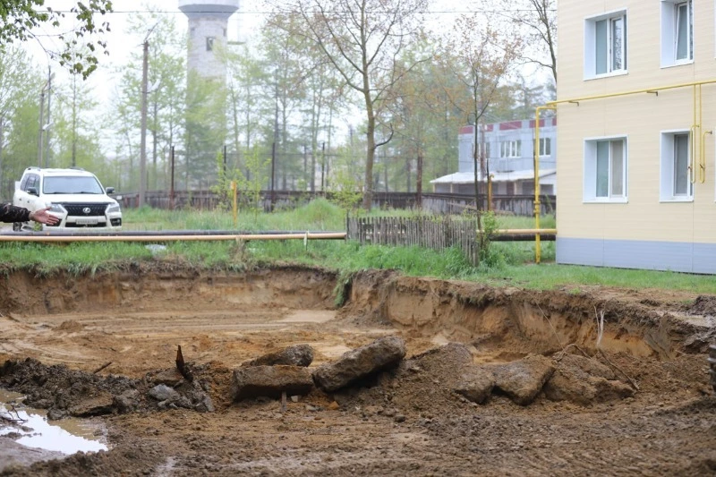 Ведётся благоустройство