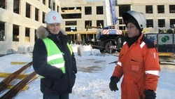 Строительство школы № 2 в Ногликах ведётся хорошими темпами