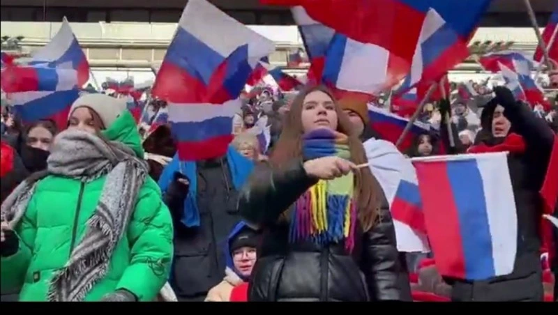 В митинге-концерте в Лужниках приняли участие более 200 000 человек