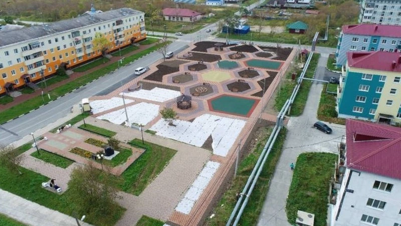 25 общественных пространств благоустроят на Сахалине и Курилах в этом году